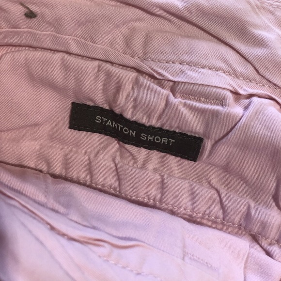 J.Crew Shorts Mens 34 Gramercy Chino Cotton Flat Front PINK/WHITE STRIPES - Picture 4 of 7